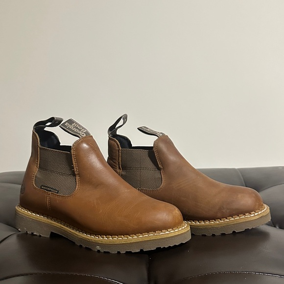 Georgia Boot Shoes - Georgia Boot Brown Leather Boots
